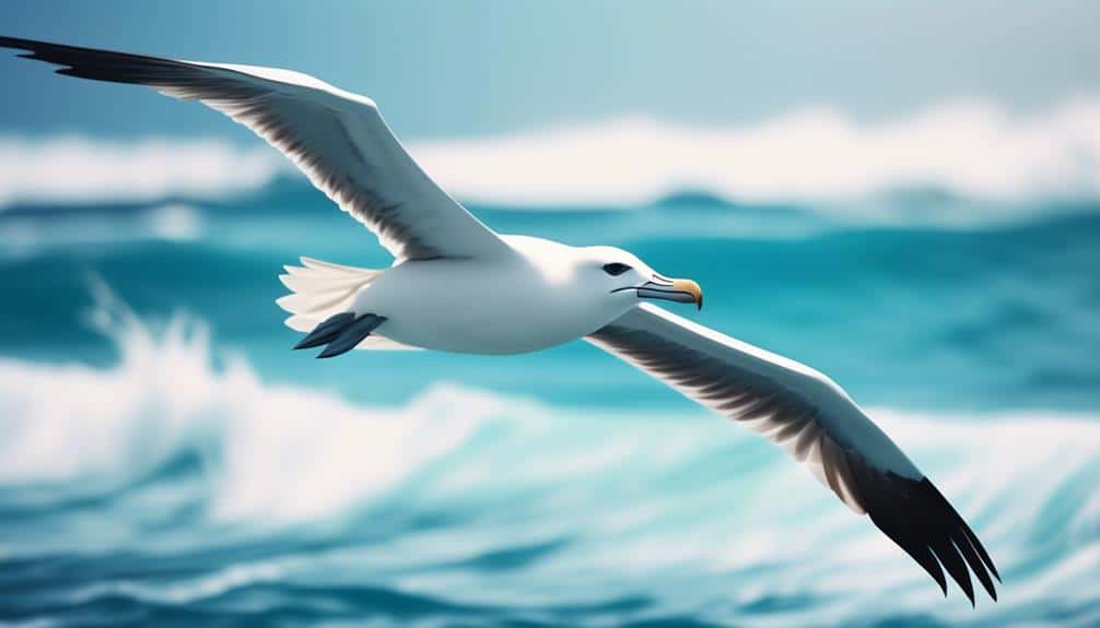 majestic seabirds with wingspans