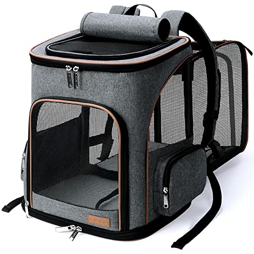 Lekereise Expandable Pet Carrier Backpack